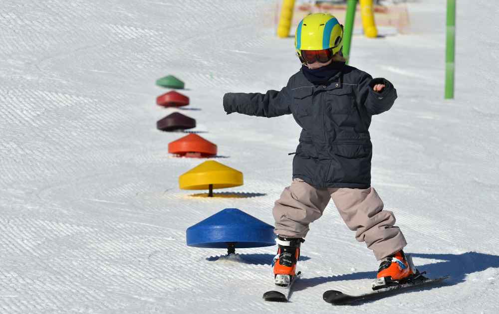 lätt och lekfullt skidor